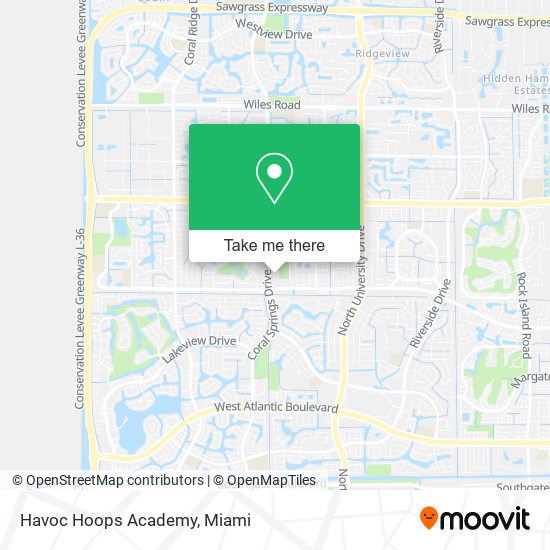 Mapa de Havoc Hoops Academy