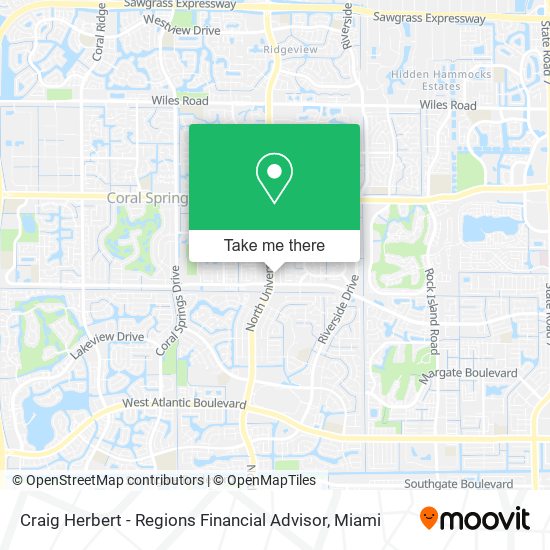 Craig Herbert - Regions Financial Advisor map