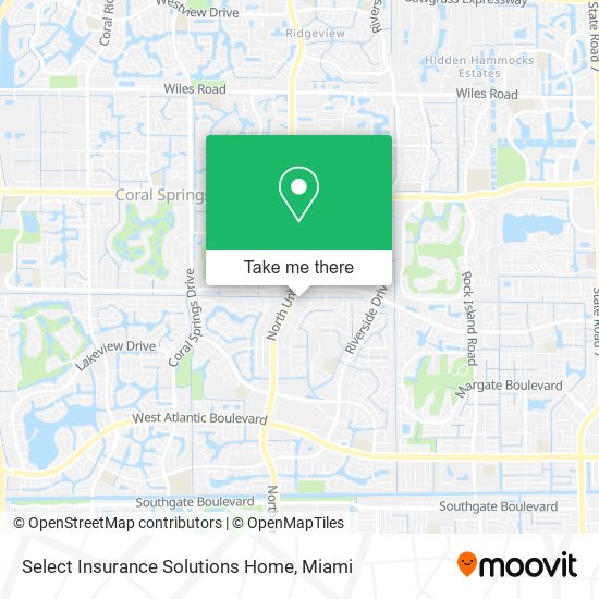 Mapa de Select Insurance Solutions Home