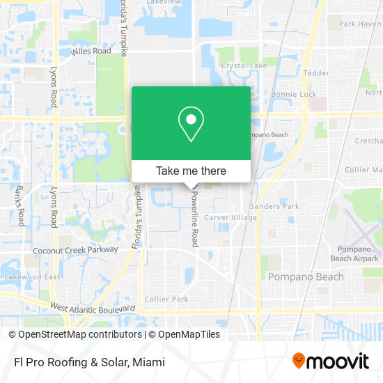 Fl Pro Roofing & Solar map