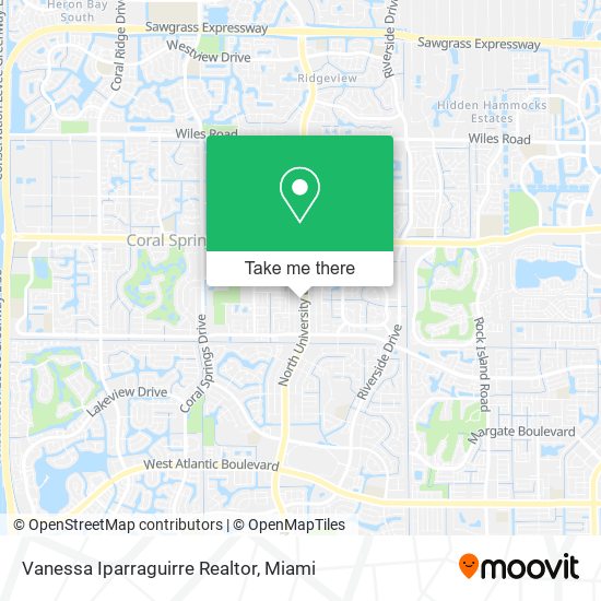 Vanessa Iparraguirre Realtor map