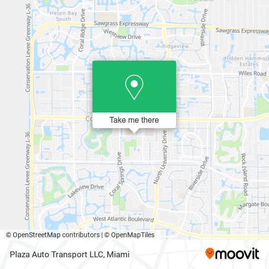 Mapa de Plaza Auto Transport LLC