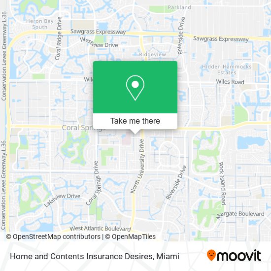 Home and Contents Insurance Desires map