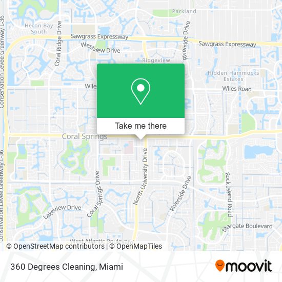 360 Degrees Cleaning map