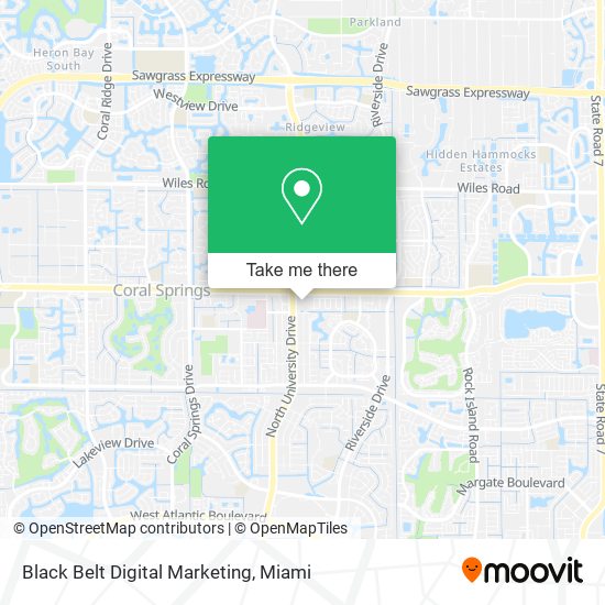 Mapa de Black Belt Digital Marketing