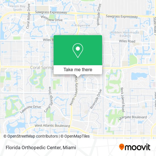 Florida Orthopedic Center map