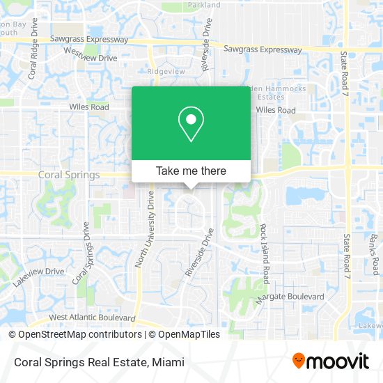 Coral Springs Real Estate map