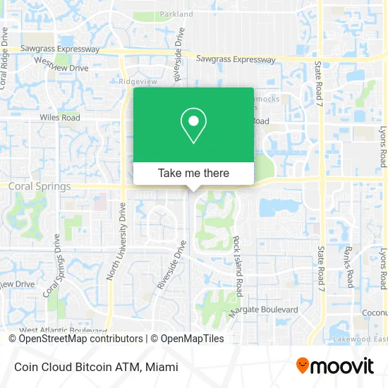 Coin Cloud Bitcoin ATM map