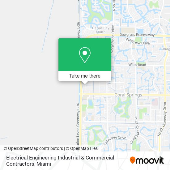 Electrical Engineering Industrial & Commercial Contractors map