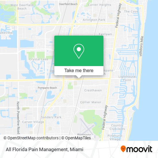 All Florida Pain Management map