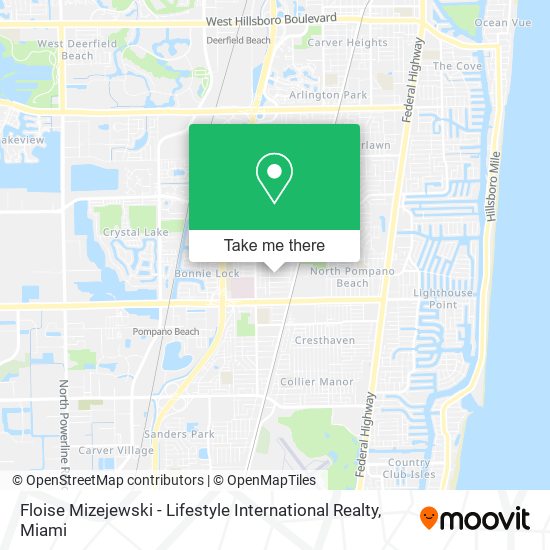 Mapa de Floise Mizejewski - Lifestyle International Realty