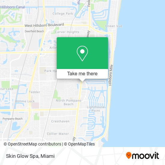 Mapa de Skin Glow Spa