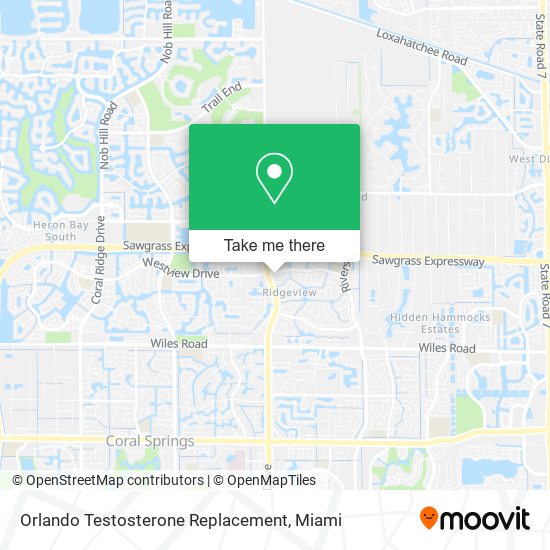 Mapa de Orlando Testosterone Replacement