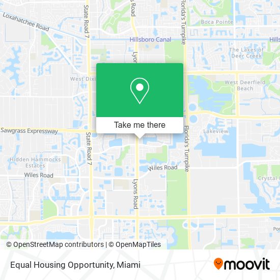 Mapa de Equal Housing Opportunity