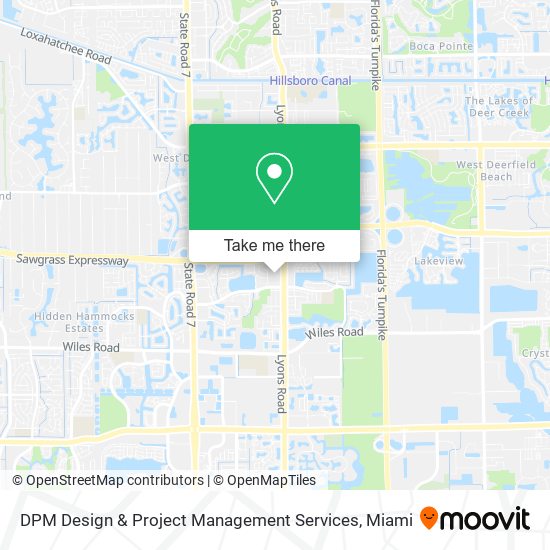 Mapa de DPM Design & Project Management Services