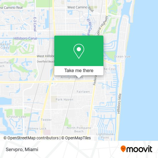 Servpro map