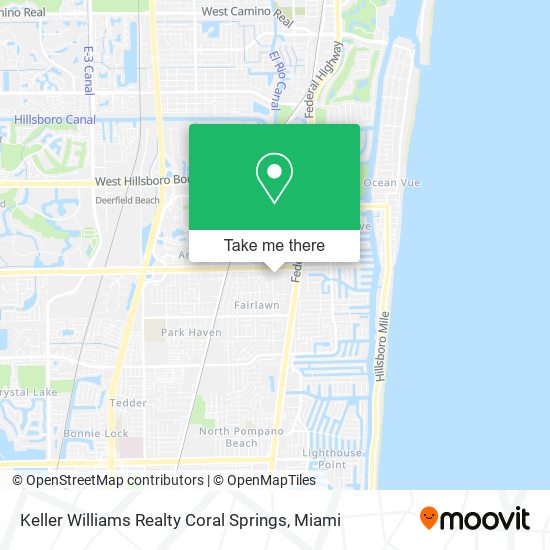 Mapa de Keller Williams Realty Coral Springs