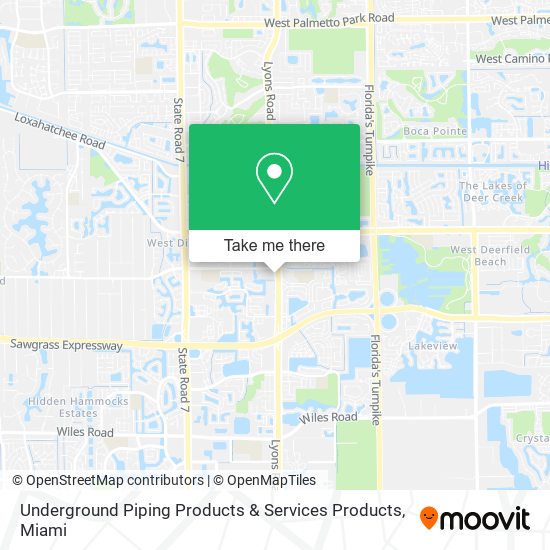 Underground Piping Products & Services Products map