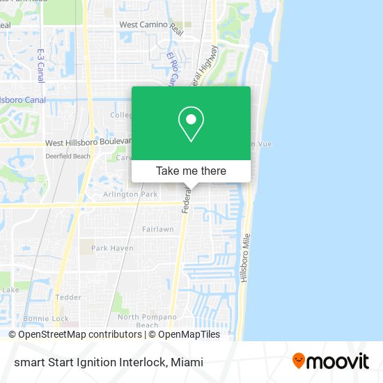 Mapa de smart Start Ignition Interlock