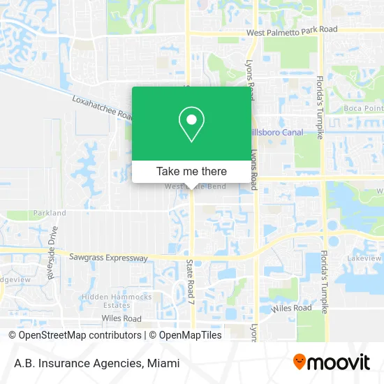 A.B. Insurance Agencies map