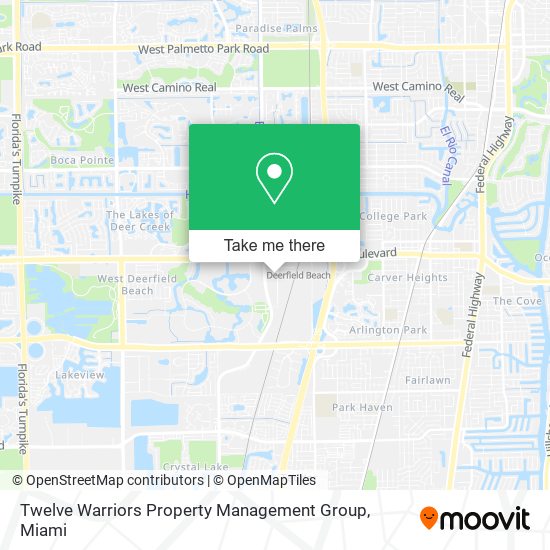 Twelve Warriors Property Management Group map