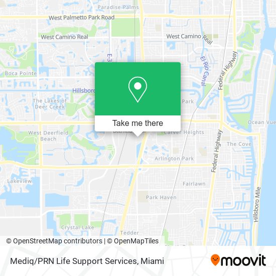 Mapa de Mediq / PRN Life Support Services