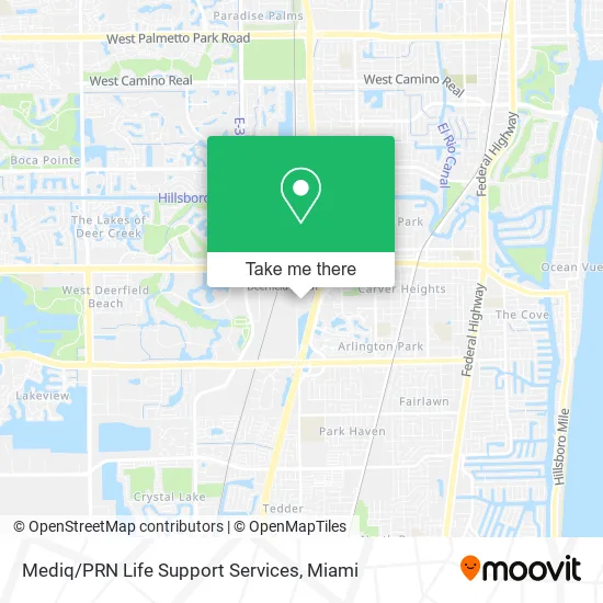 Mediq / PRN Life Support Services map
