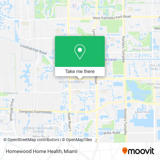 Homewood Home Health map