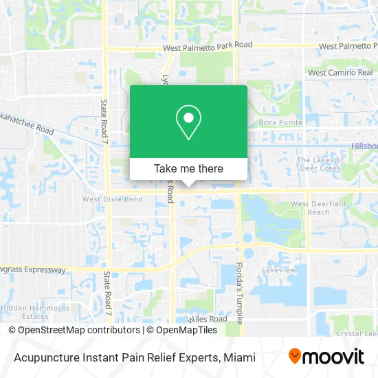 Acupuncture Instant Pain Relief Experts map