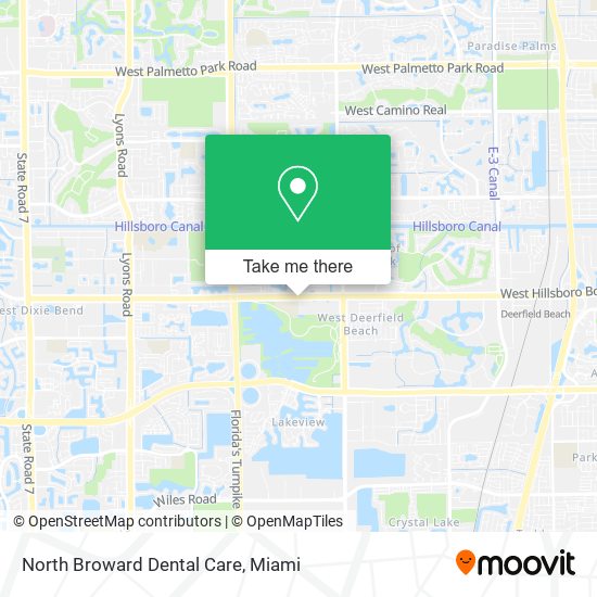 North Broward Dental Care map