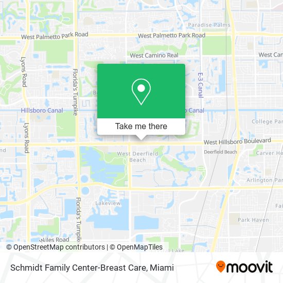 Mapa de Schmidt Family Center-Breast Care