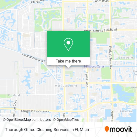 Mapa de Thorough Office Cleaning Services in Fl