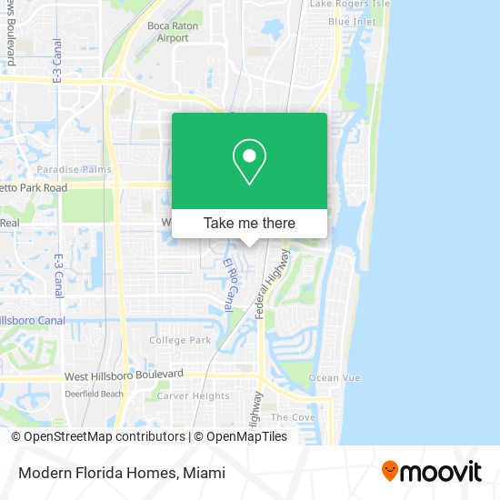 Mapa de Modern Florida Homes