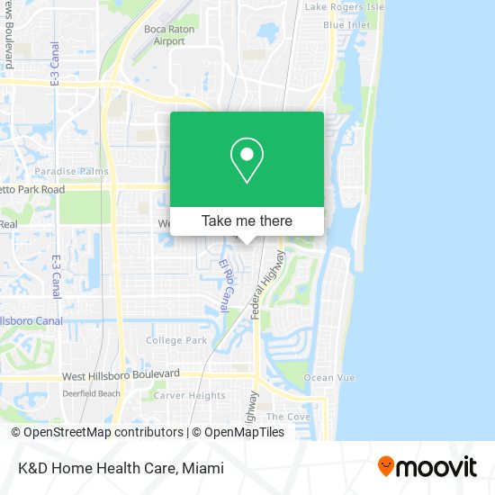 K&D Home Health Care map