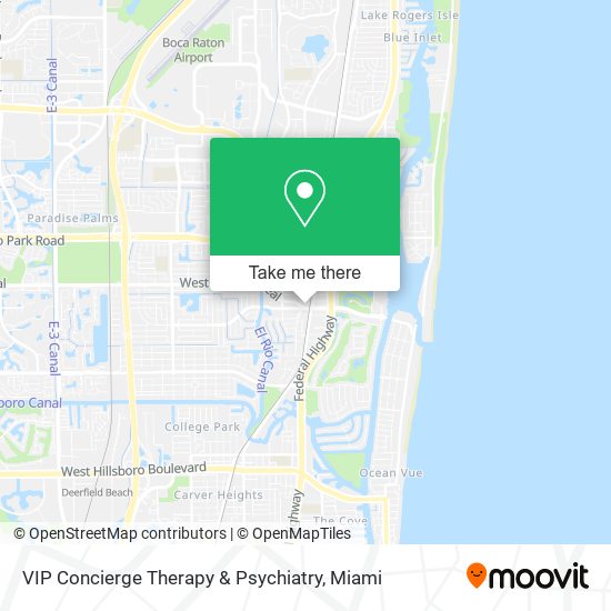 VIP Concierge Therapy & Psychiatry map