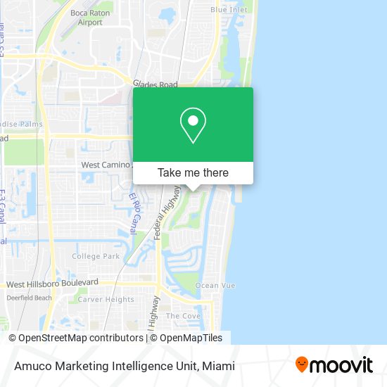 Amuco Marketing Intelligence Unit map