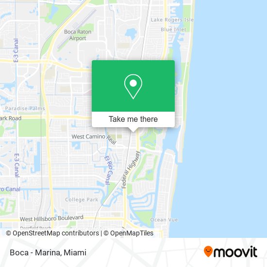 Boca - Marina map