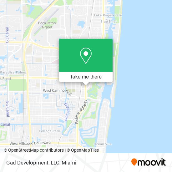 Mapa de Gad Development, LLC