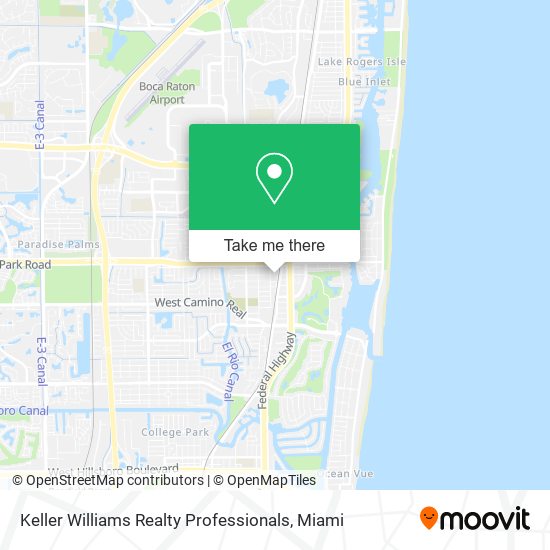 Keller Williams Realty Professionals map