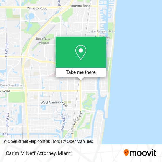 Mapa de Carim M Neff Attorney