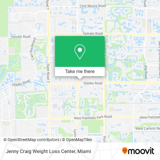 Jenny Craig Weight Loss Center map