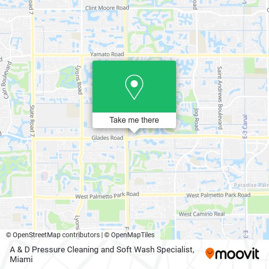 A & D Pressure Cleaning and Soft Wash Specialist map
