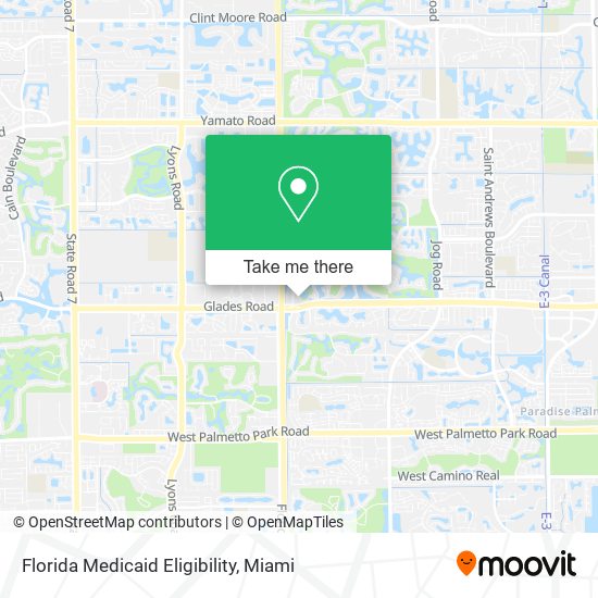 Mapa de Florida Medicaid Eligibility