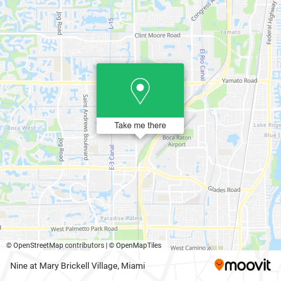 Nine at Mary Brickell Village map