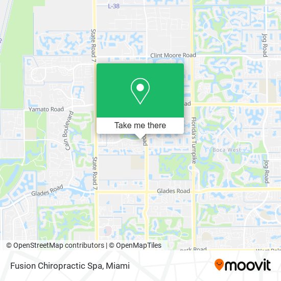 Fusion Chiropractic Spa map