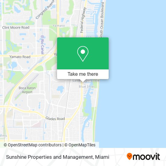 Sunshine Properties and Management map