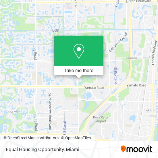 Mapa de Equal Housing Opportunity