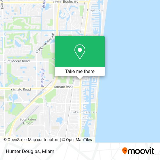 Hunter Douglas map