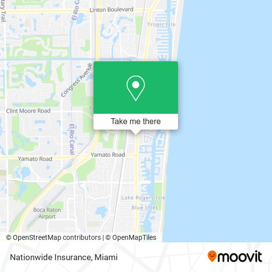 Nationwide Insurance map