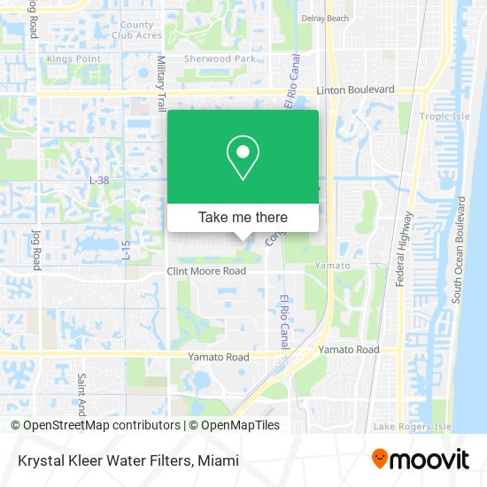 Krystal Kleer Water Filters map